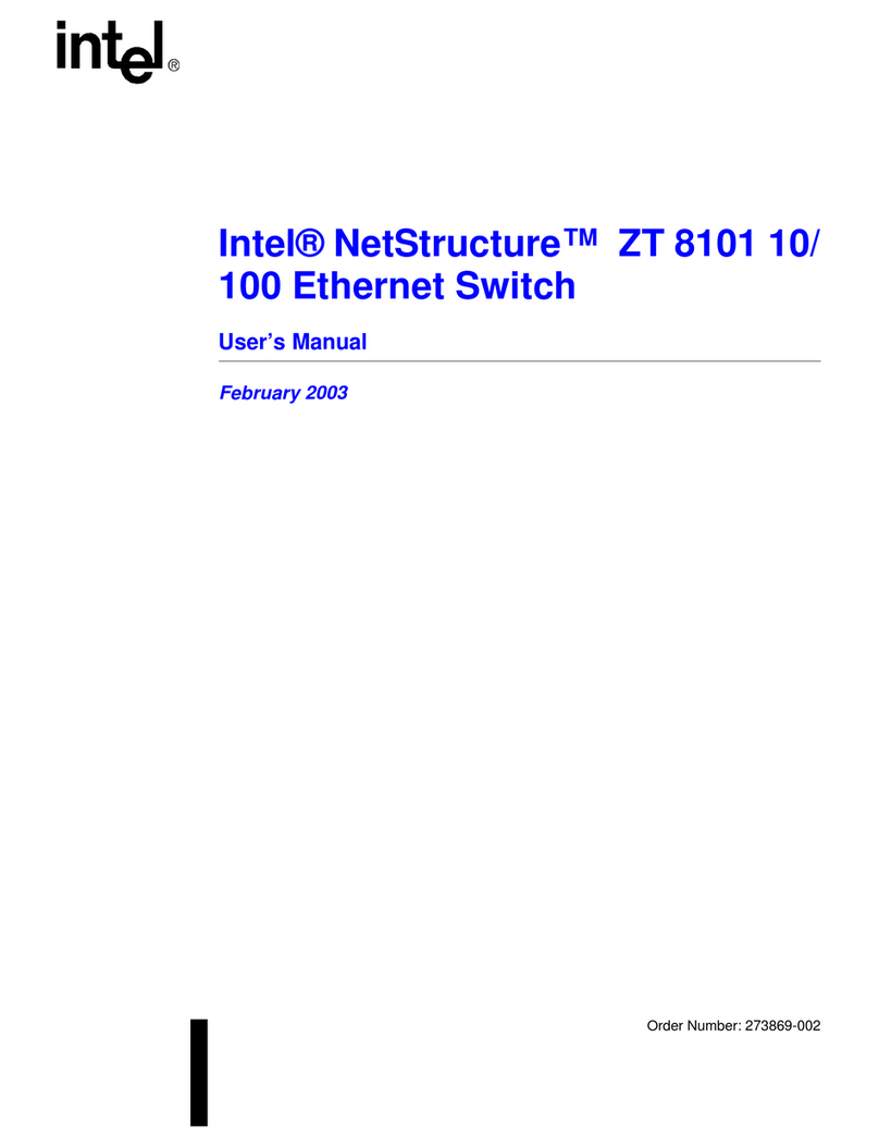 Intel ZT 8101 10/100 User manual Intel ZT 8101 10/100 User manual