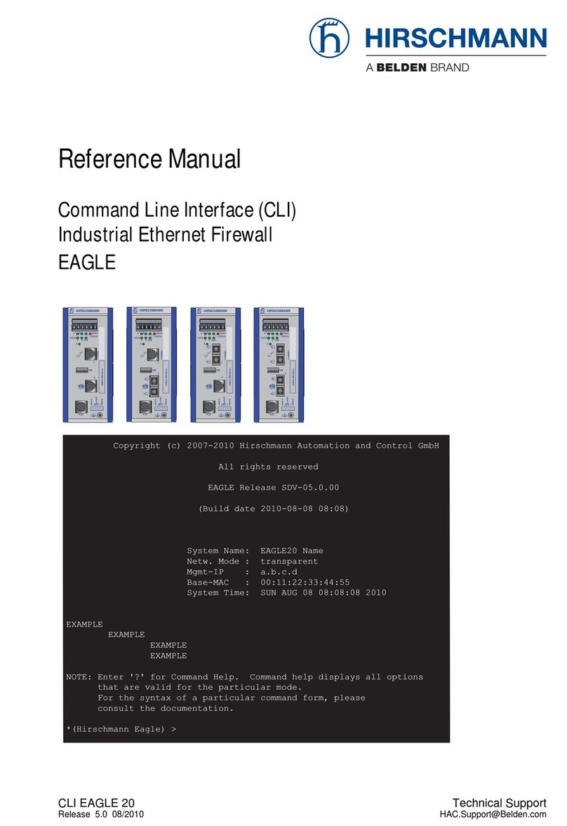 Hirschmann EAGLE 20 Series Reference manual