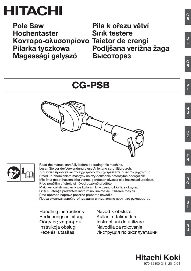 Hitachi CG-PSB User manual