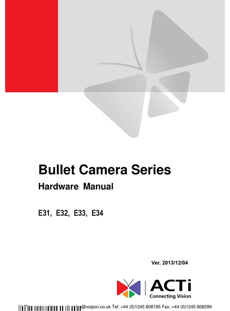 ACTi E31 User manual