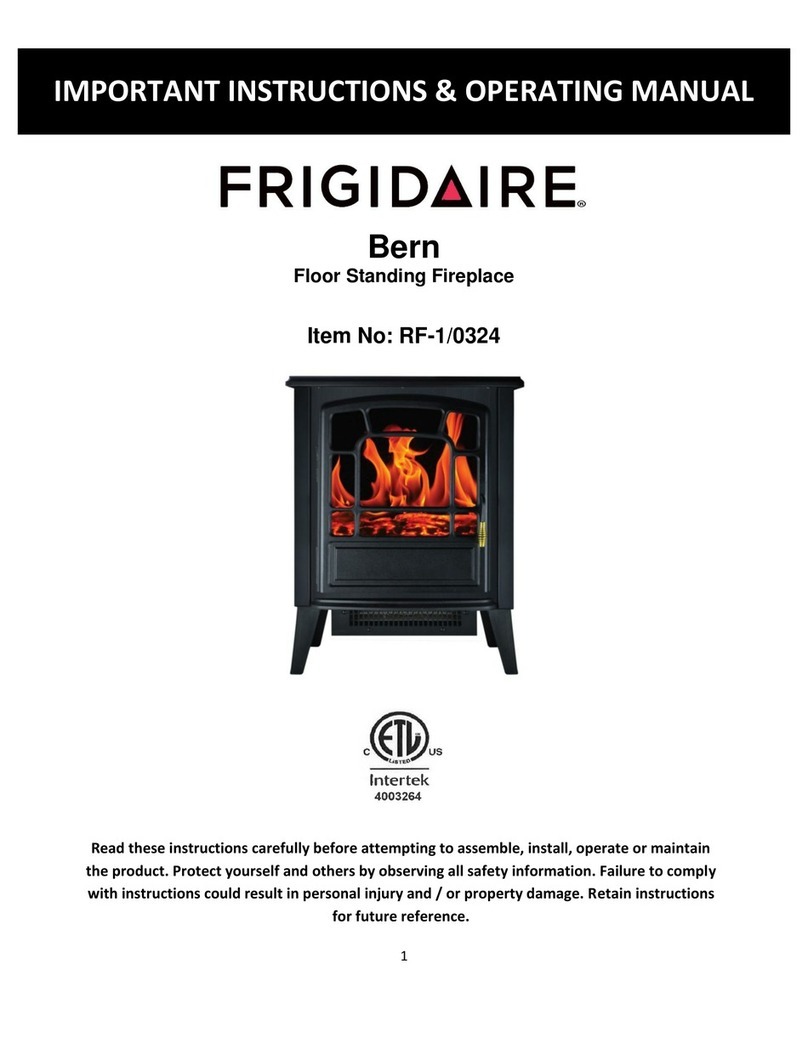 Frigidaire Bern Instructions & operating manual