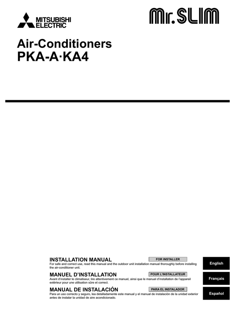 Mitsubishi Electric PKA-A KA4 User manual