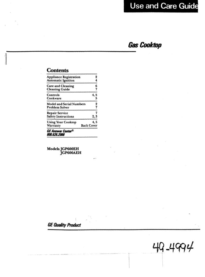 GE JGP600EH User manual