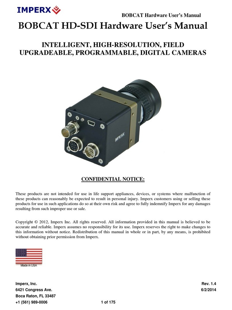 Imperx bobcat hd-sdi User manual Imperx bobcat hd-sdi User manual