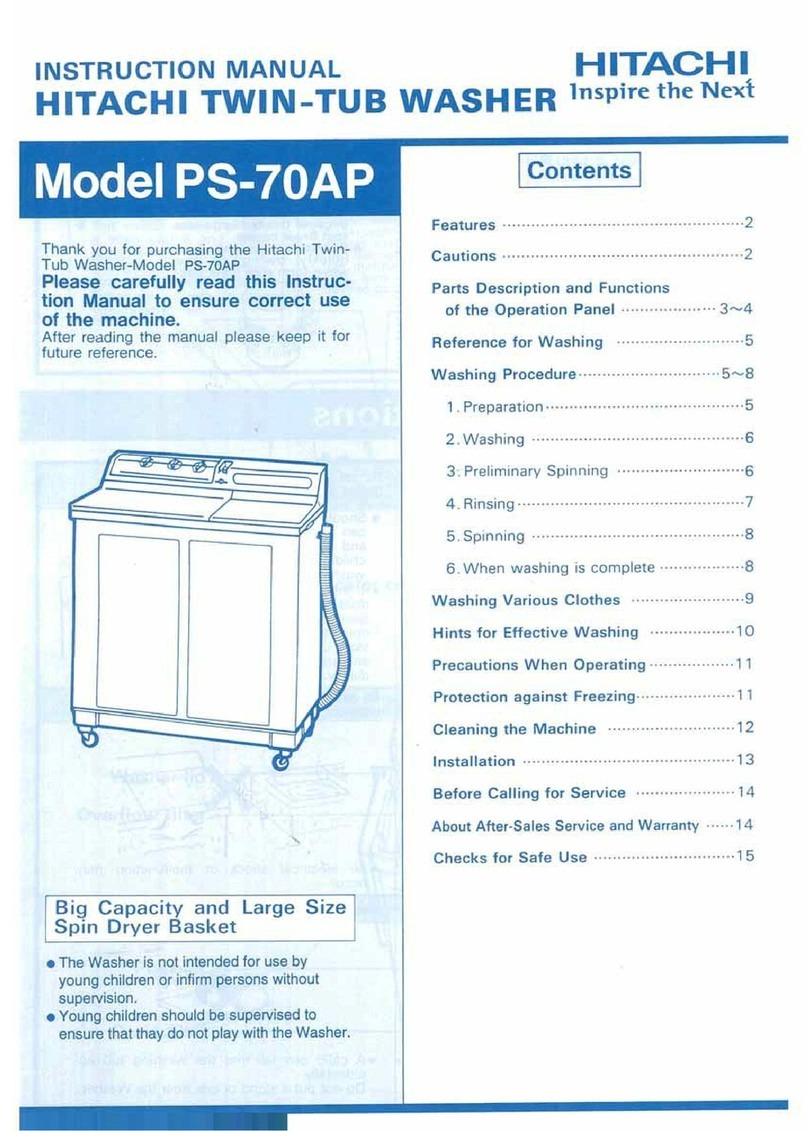 Hitachi PS-70AP User manual