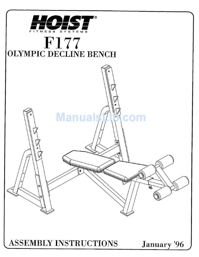 Hoist Fitness F177 Assembly instructions