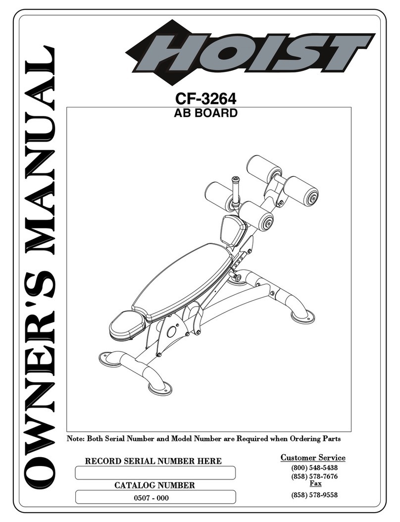 Hoist Fitness CF-3264 owner's manual