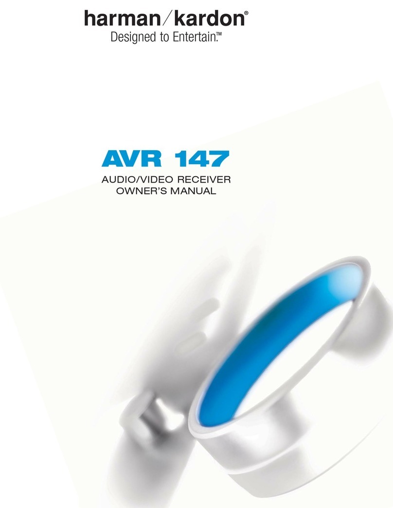 Harman AVR 147 owner's manual