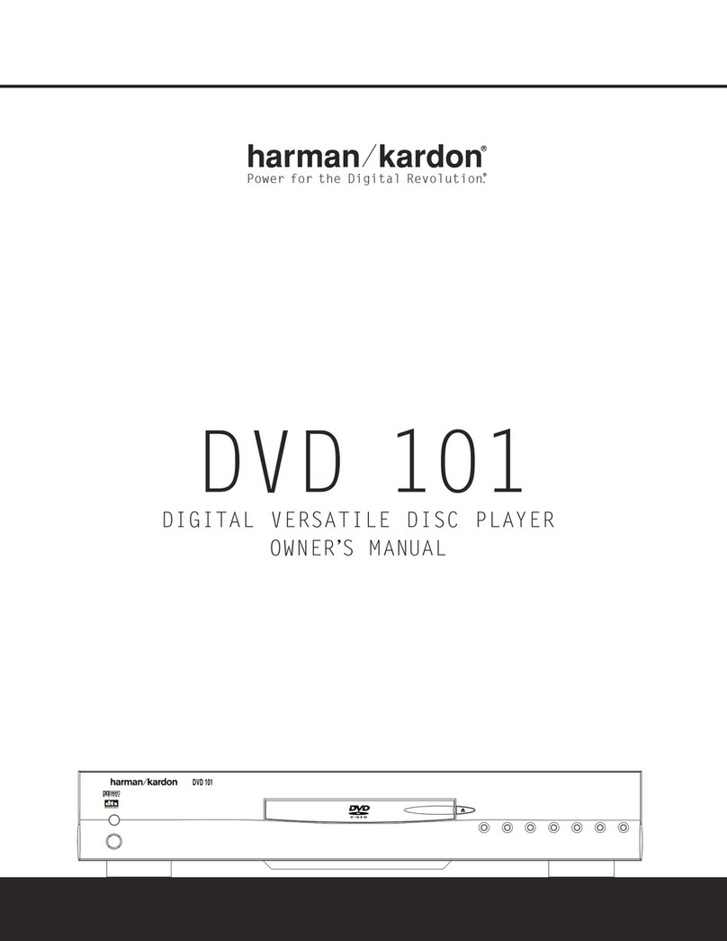 Harman DVD 101 owner's manual