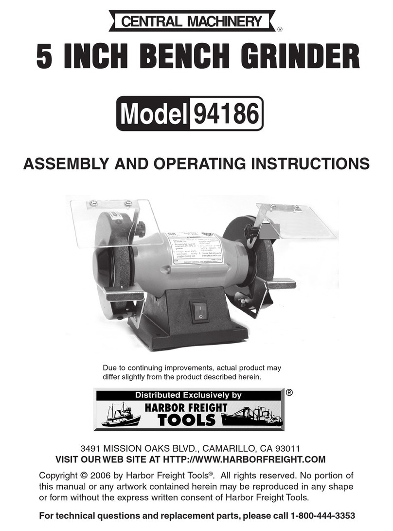Central Machinery 94186 User manual