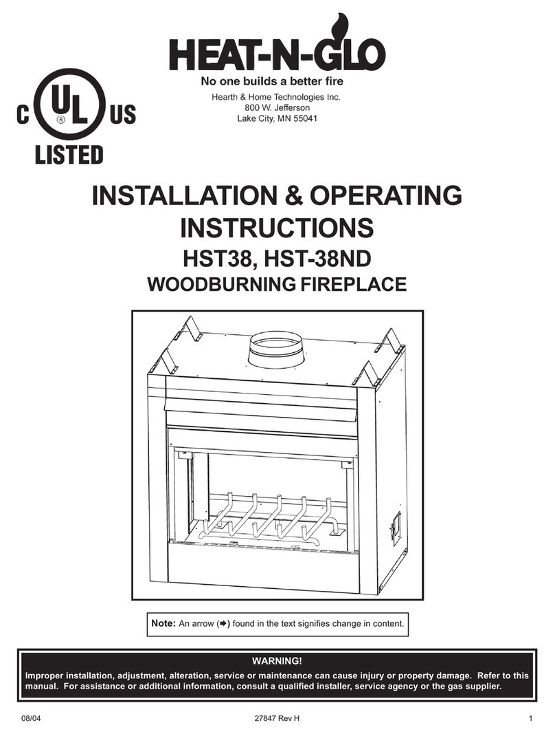 Heat-N-Glo HST38 Manual Heat-N-Glo HST38 Manual