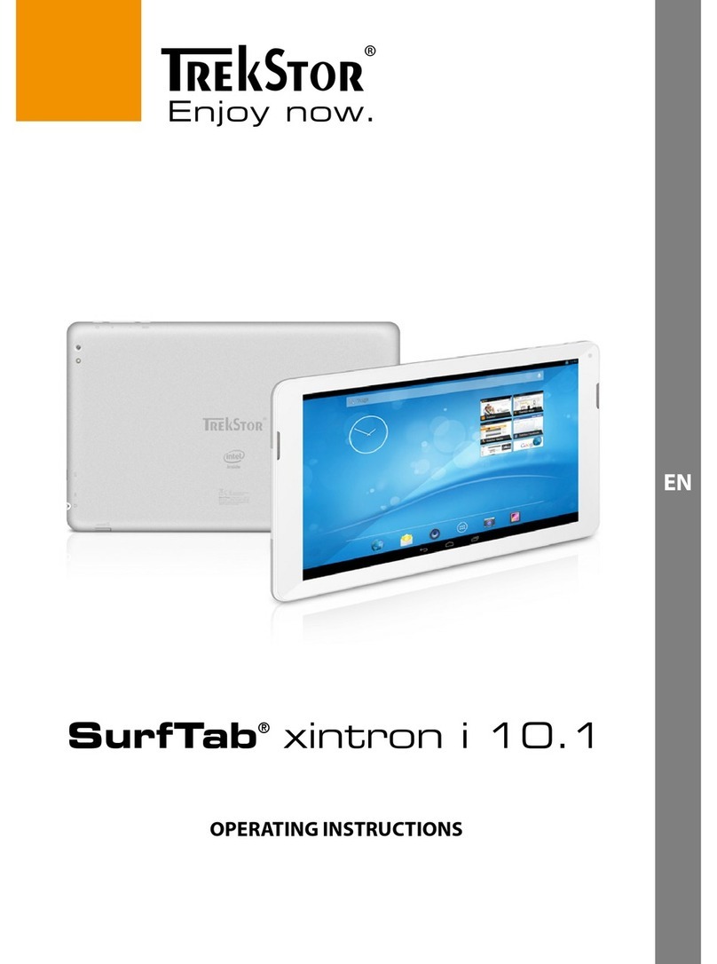 TrekStor SurfTab xintron i 10.1. operating instructions