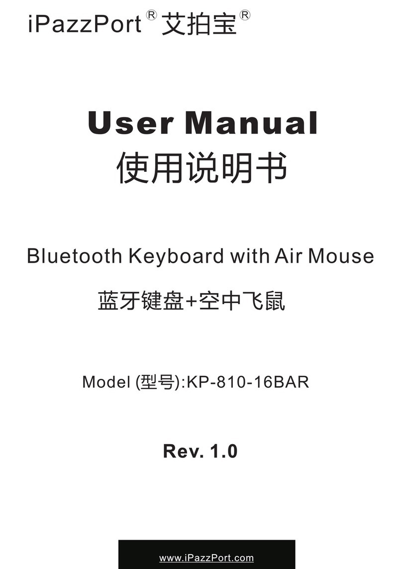 iPazzPort KP-810-16BAR user manual