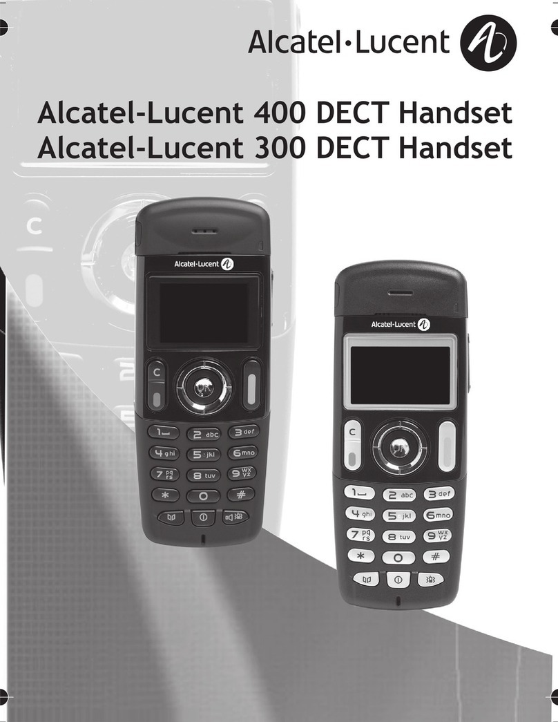 Alcatel-Lucent 400 Quick reference guide