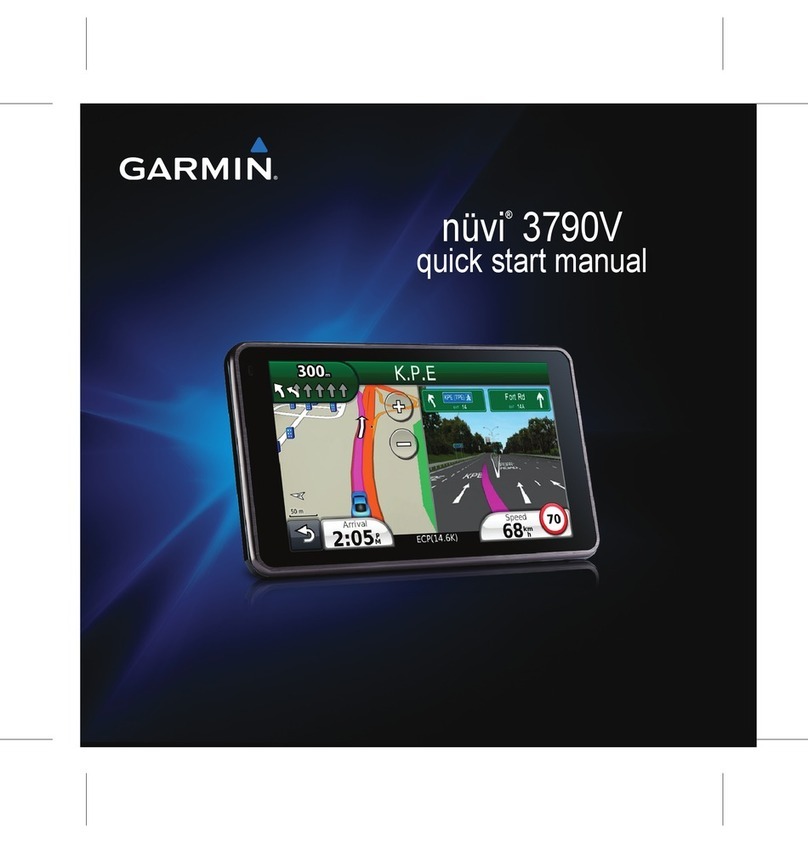 Garmin nuvi 3790V Quick start manual
