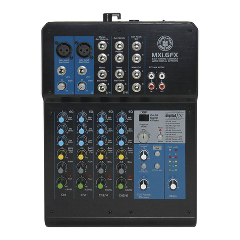 Top pro music gear MX.6FX user manual
