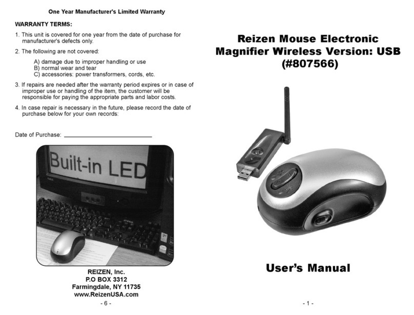 REIZEN 807566 user manual