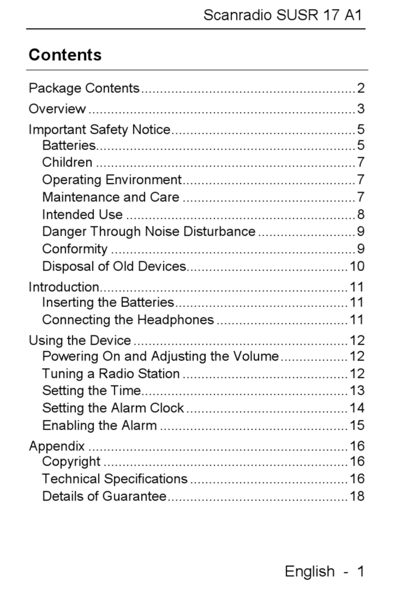 Silvercrest SUSR 17 A1 user guide