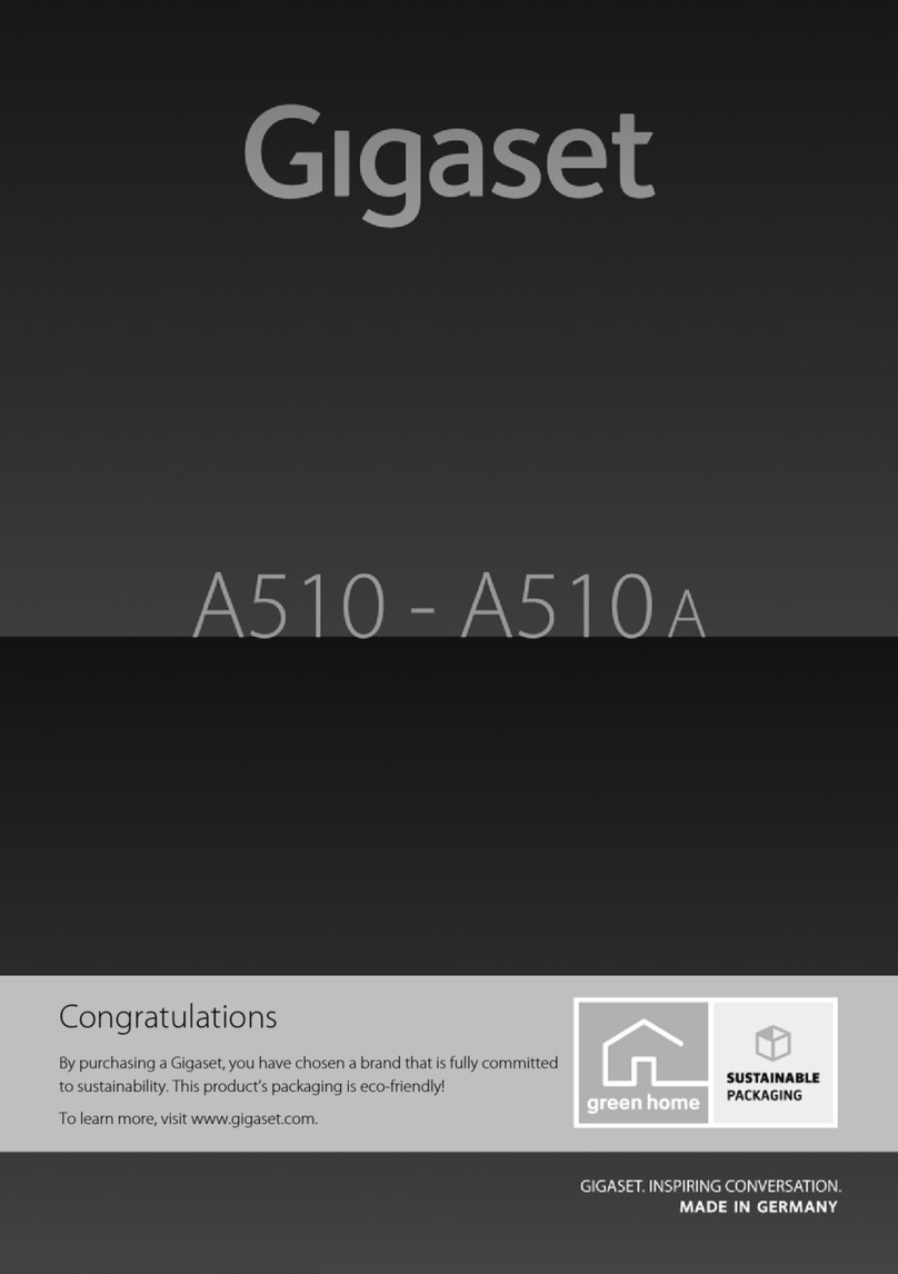 Gigaset A510 User manual Gigaset A510 User manual