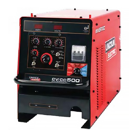 Lincoln Electric Invertec CV500 user guide