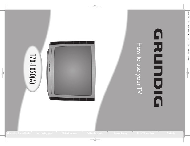 Grundig T70-1020(A) User manual