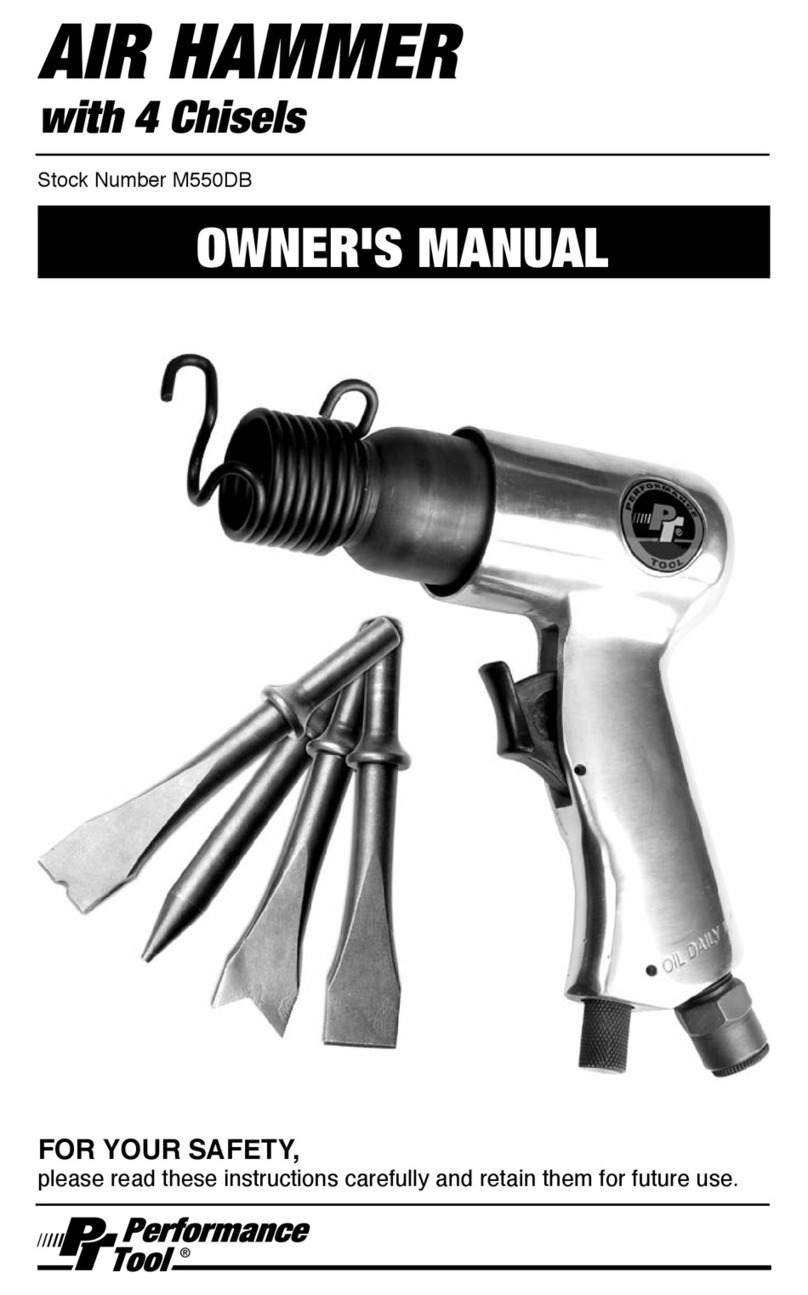 Performance M550DB User manual