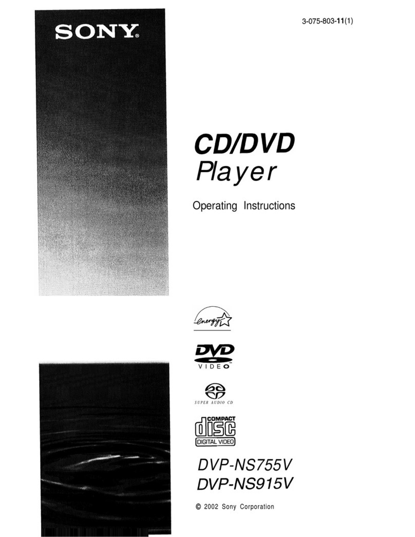 Sony DVP-NS755V User manual