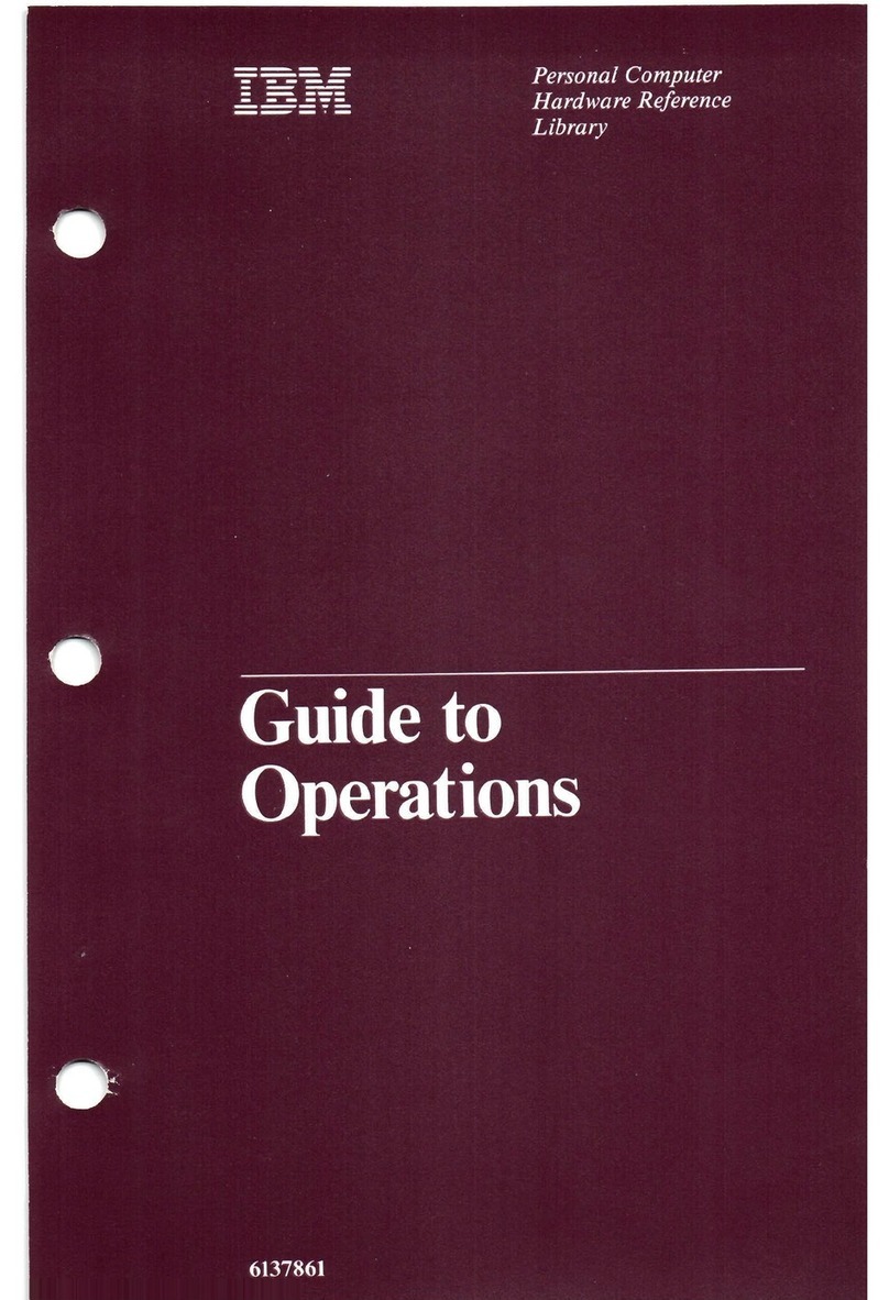 IBM Personal Computer XT User manual