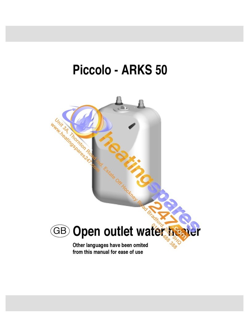 Piccolo ARKS 50 Instructions for installation