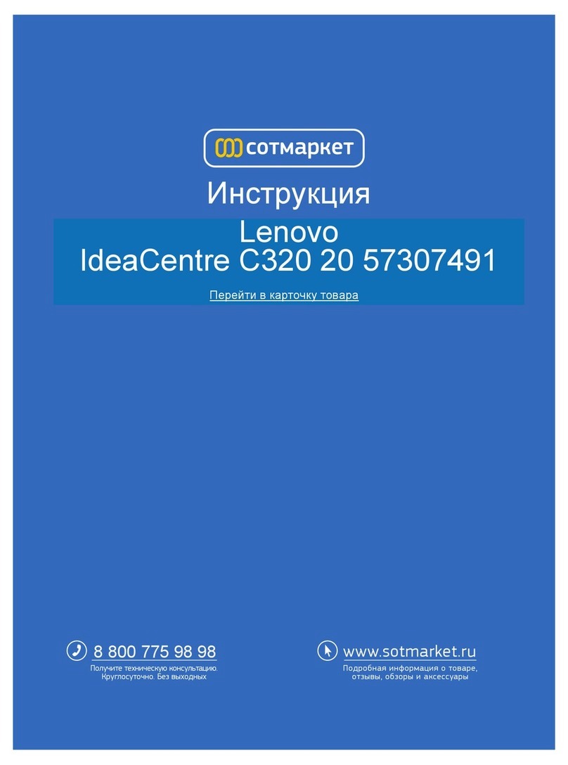 Lenovo IdeaCentre C2 Hardware Maintenance Manual