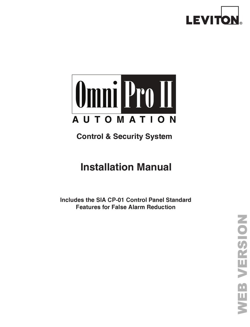 Leviton Omni Pro II installation manual