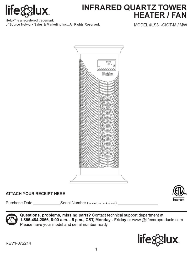 Lifelux LS31-CIQT-M User manual