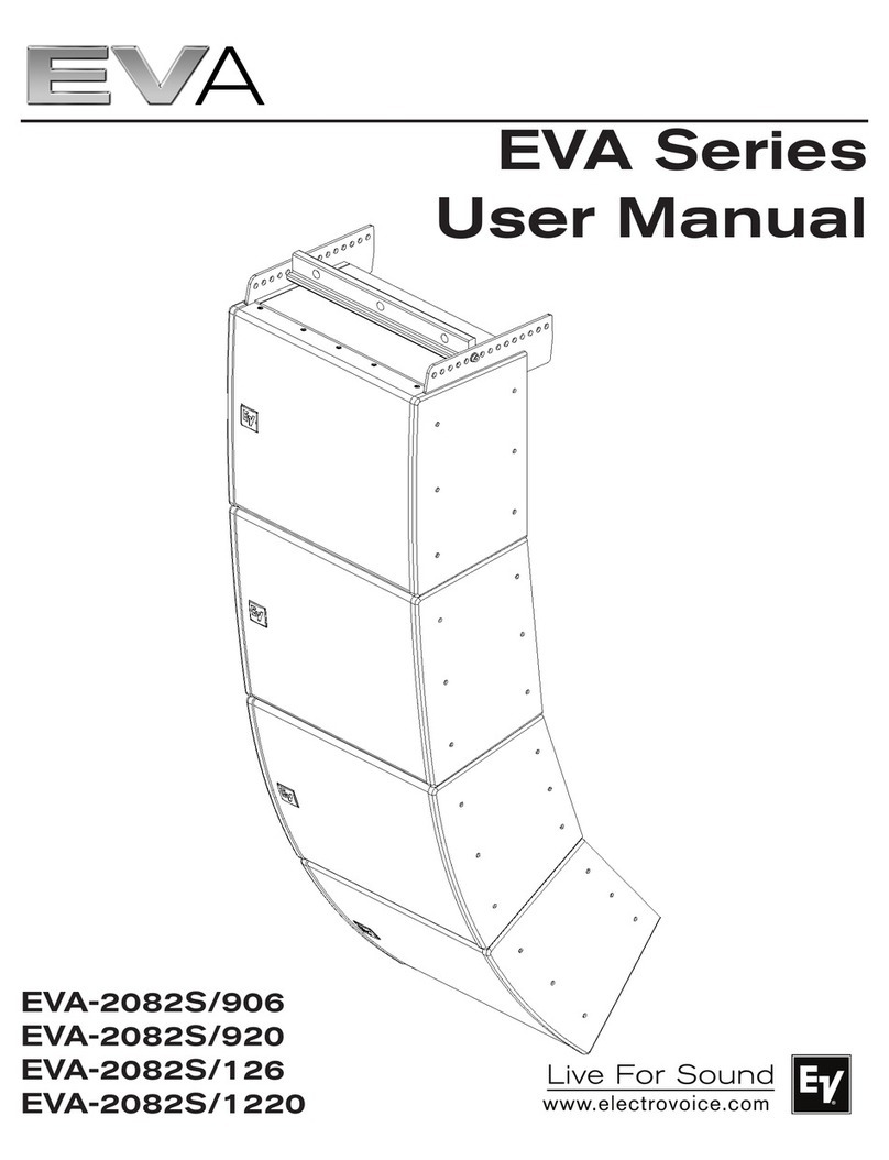 Electro-Voice EVA-2082S/906 user manual