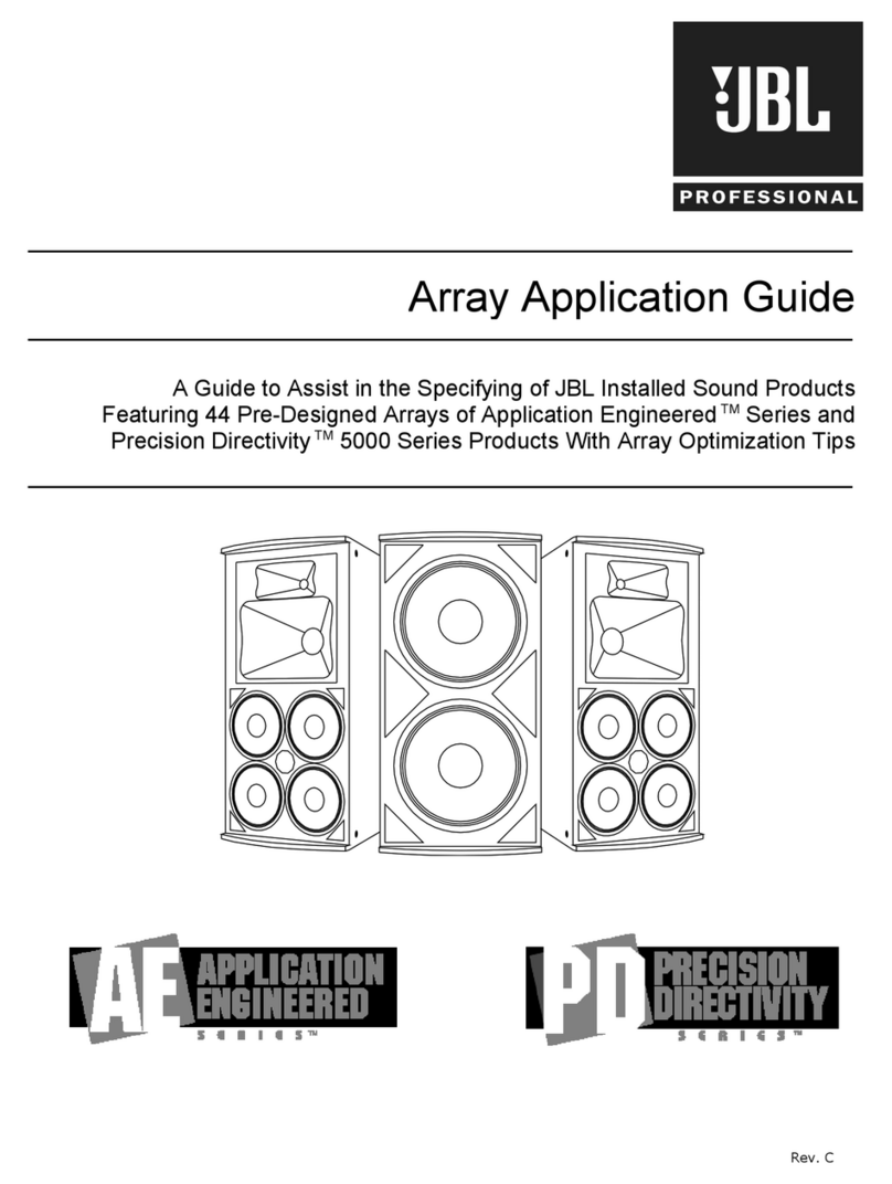 JBL Application Engineered Series User guide JBL Application Engineered Series User guide