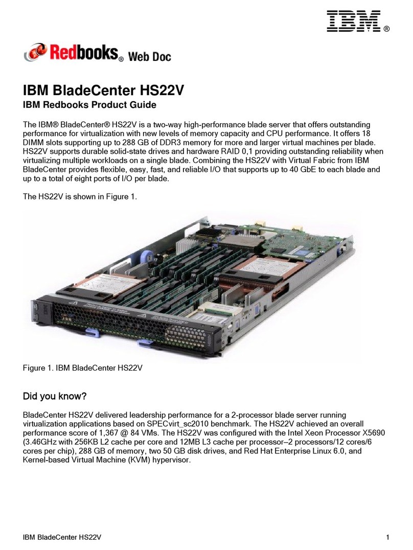 IBM BladeCenter HS22V User manual