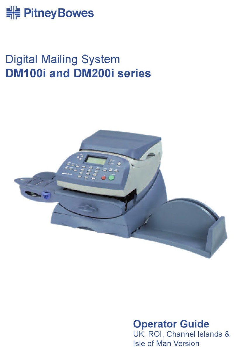 Pitney Bowes DM200i Series Operator's guide