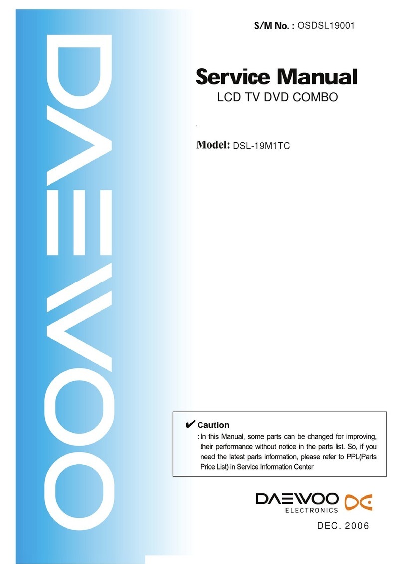 Daewoo DSL-19M1TC Service manual