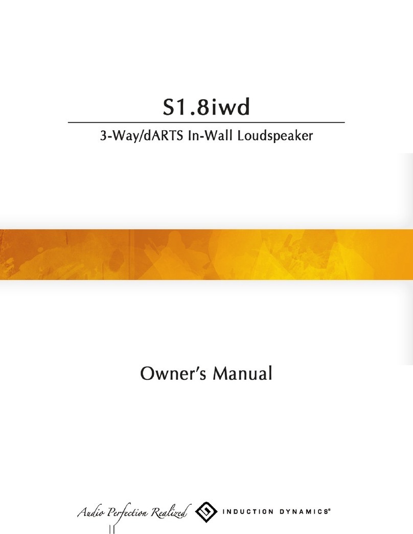 Induction Dynamics S1.8iwd User manual Induction Dynamics S1.8iwd User manual