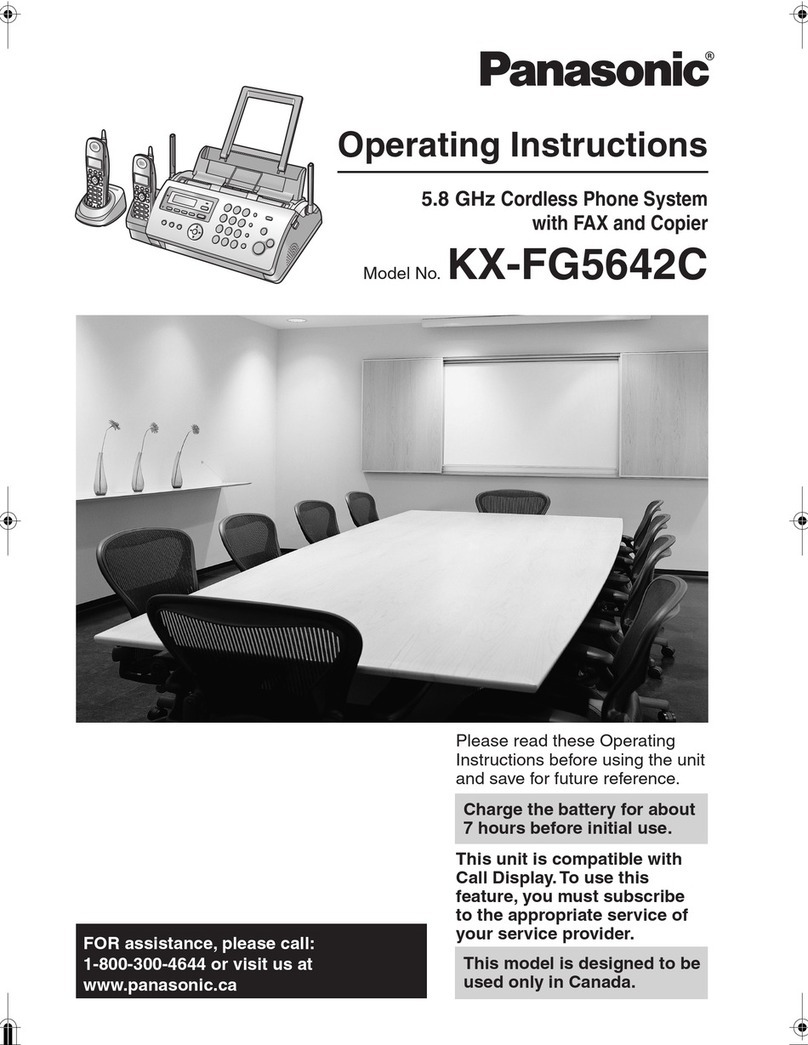 Panasonic KX-FG5642C User manual