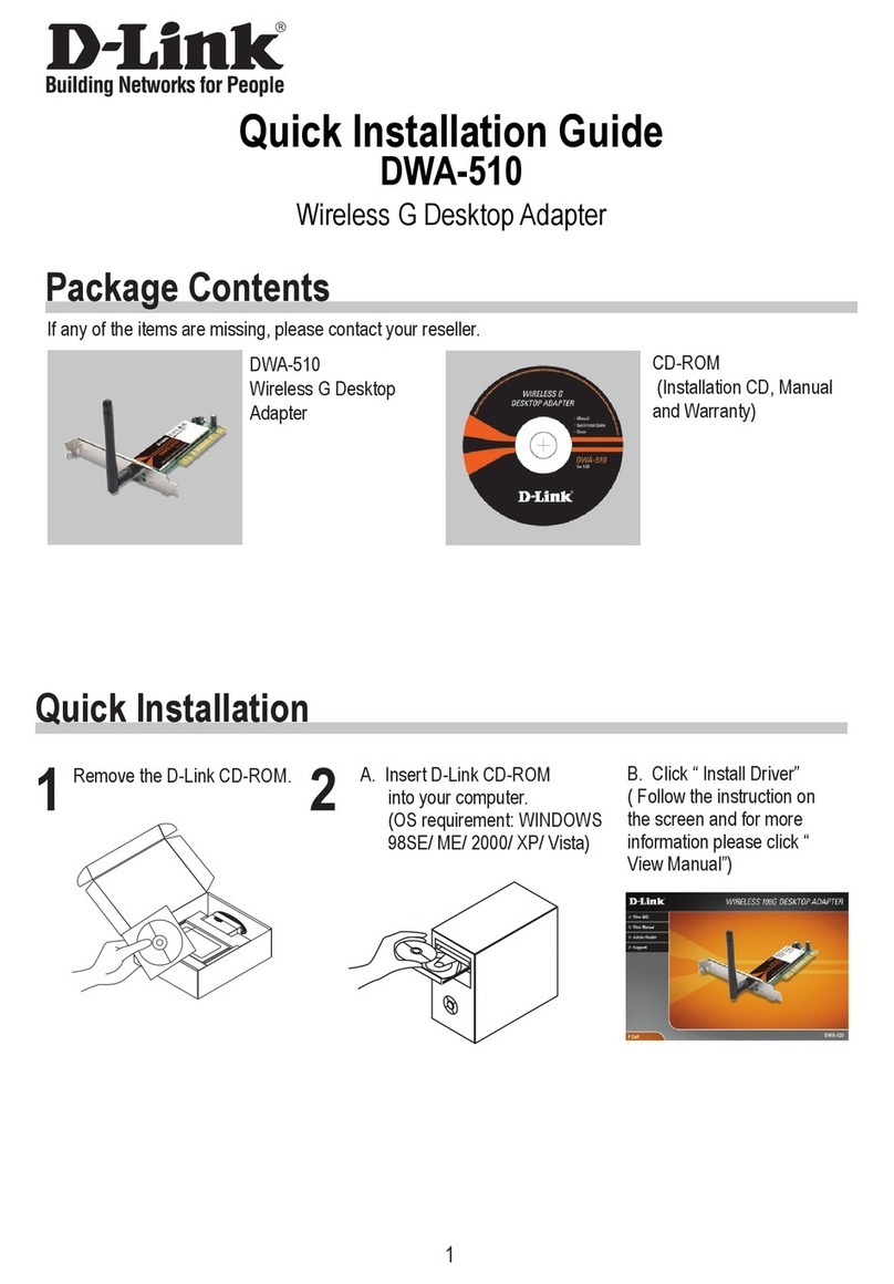 D-Link DWA-510 User manual