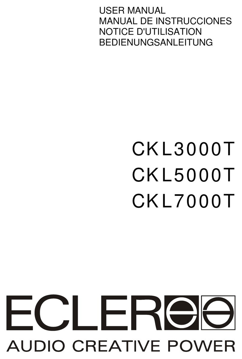 Ecler CKL3000T user manual