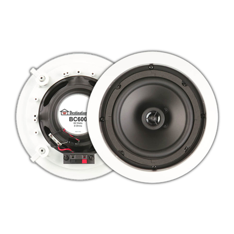 Destination Audio BC600-70 User manual