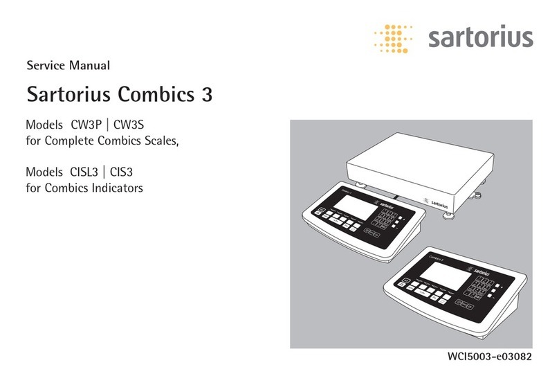 Sartorius CW3P Service manual
