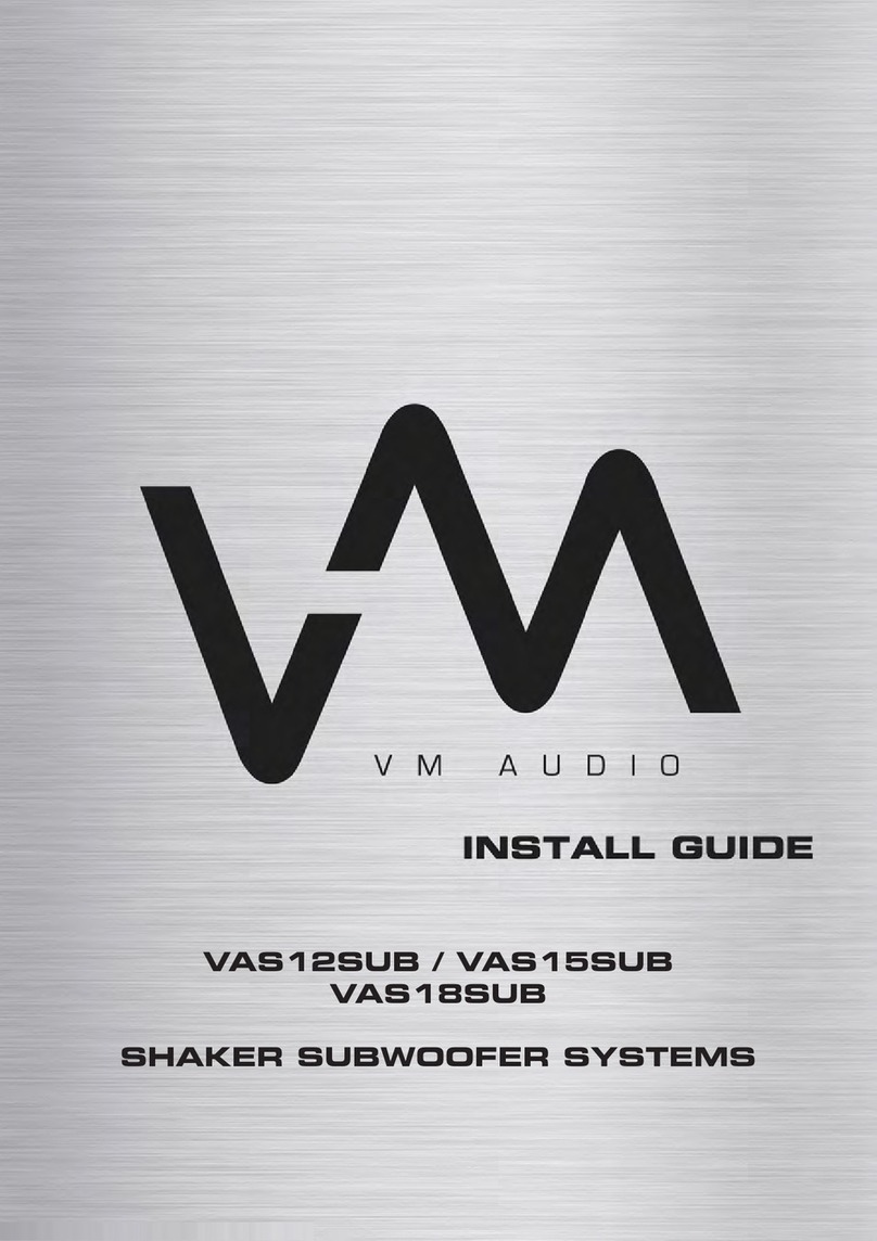 VM Audio VAS12SUB User manual