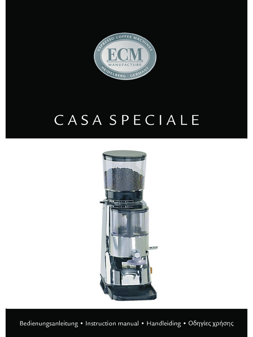 ECM Casa Speciale instruction manual