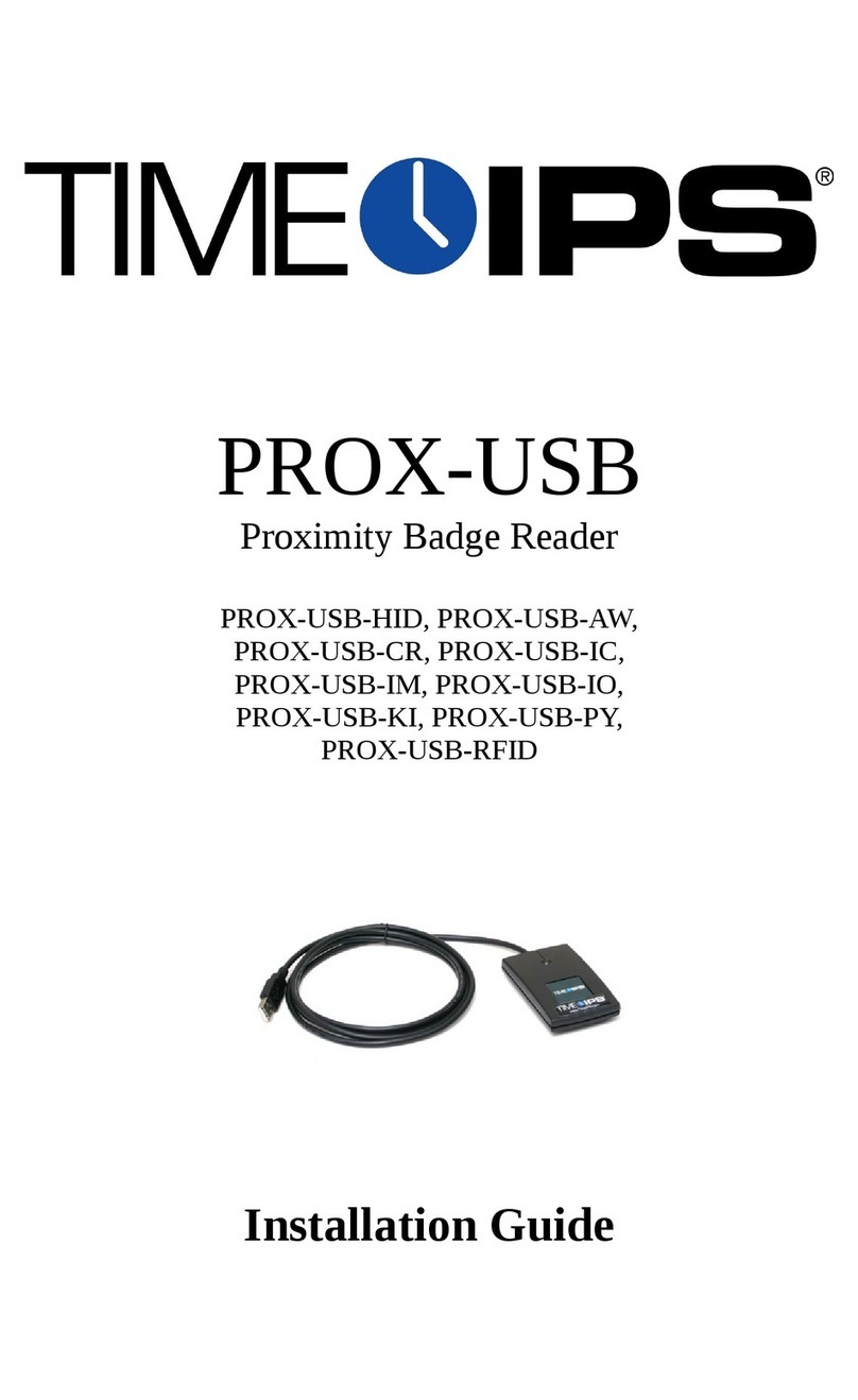 TimeIPS PROX-USB-HID installation guide