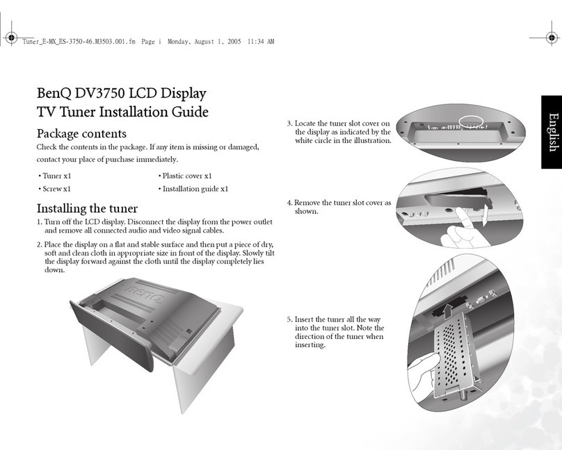 BenQ DV3750 User manual