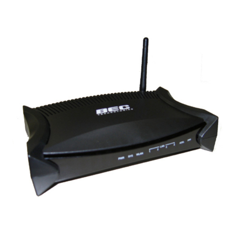 BEC 7402GTM User manual
