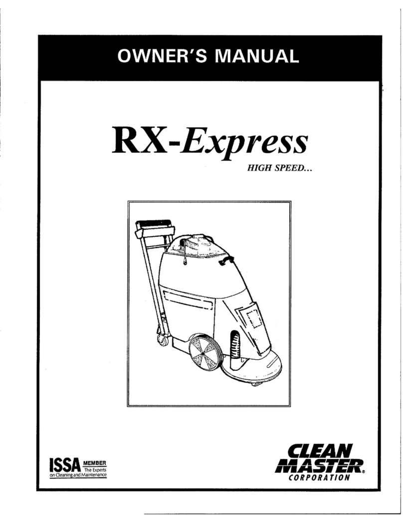 CleanMaster RX-Express owner's manual