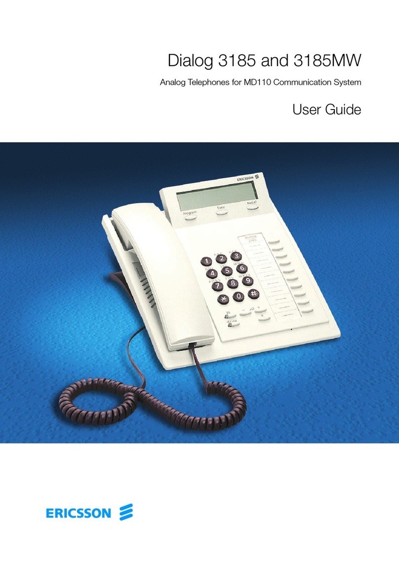 Ericsson Dialog 3185 User manual